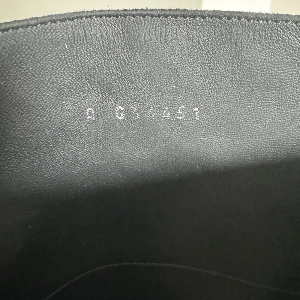 CHANEL 2019 Black Suede High Boots Size 37 - Picture 15 of 16
